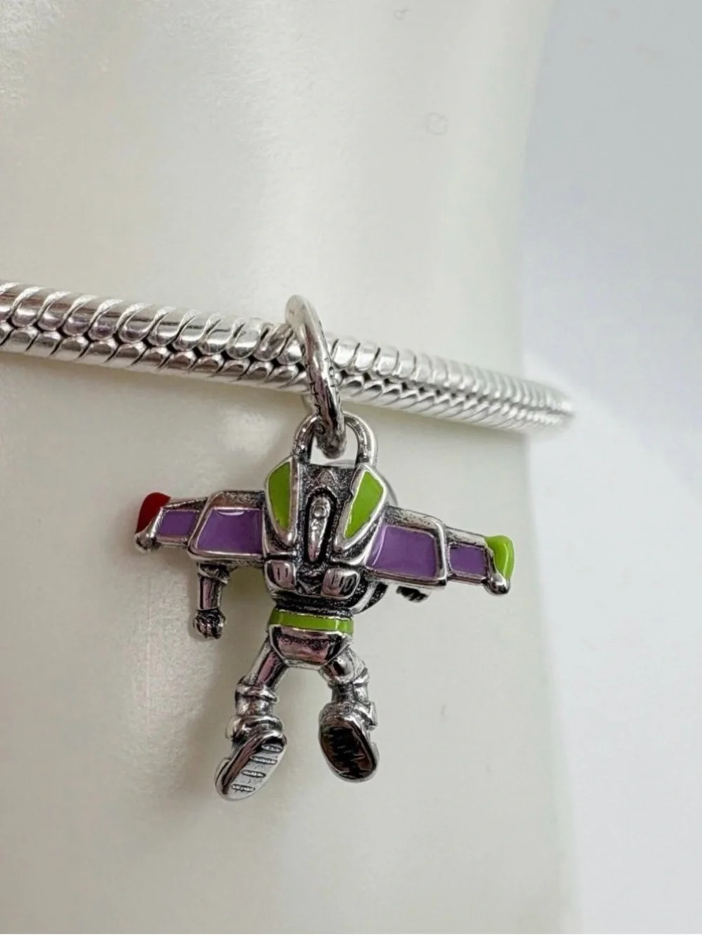 Like new Pandora Disney Pixar Toy Story Buzz Lightyear Dangle Charm Sterling Sil